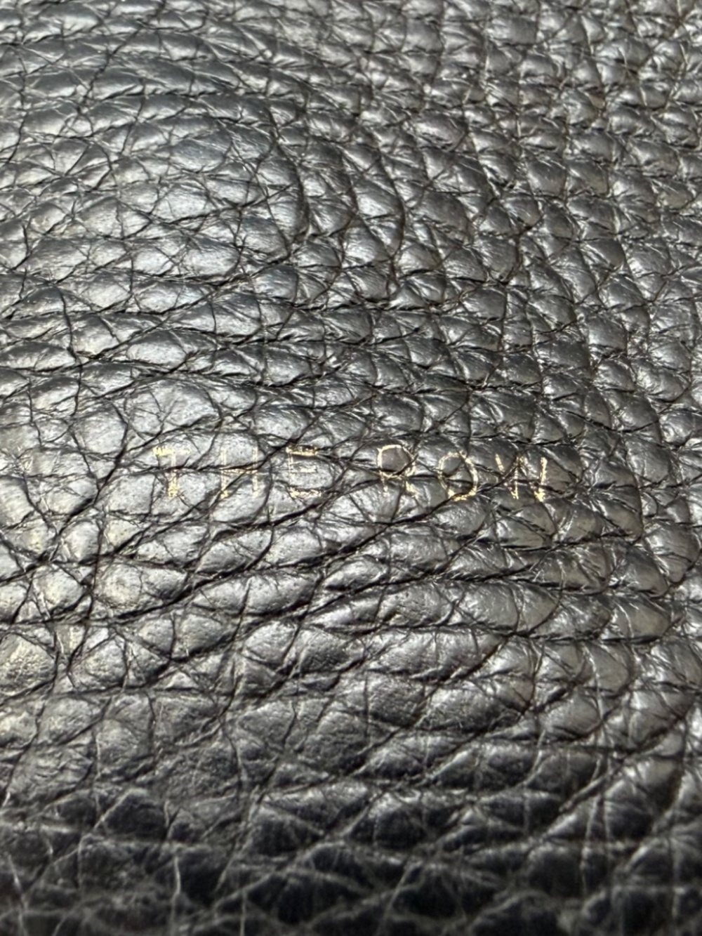 THE ROW Black Pebbled Leather Bucket Bag - Picture 5 of 5
